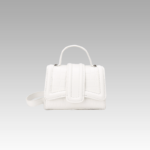 Sac à main blanc pour femmes, le charme intemporel du modèle Everly de la boutique Izamel.