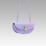 Sac à main d'épaule Victoria violet pour femme par Izamel - Accessoire mode audacieux pour une allure élégante.