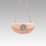 Sac a main d'épaule Victoria saumon pour femme par Izamel - Accessoire tendance pour une touche de sophistication.
