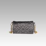 Sac à main en velours gris pour femmes - Cristina - Boutique Izamel Fashion.