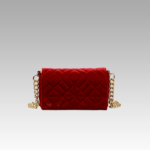 Sac à main en velours rouge pour femmes de la boutique Izamel - Cristina.