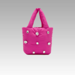 Sac fourre-tout Tyler rose avec strass pour femmes - Boutique Izamel.