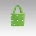 Sac à main Tyler vert avec strass pour femmes - Boutique Izamel.