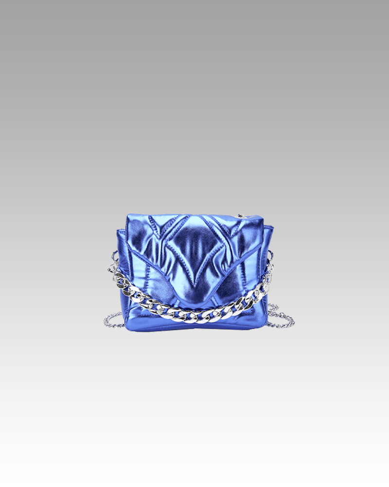 Sac à main bleu pour femmes - Explorez l'originalité du modèle Cassie dans la boutique Izamel.