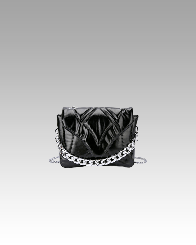 Sac à main noir pour femmes - Découvrez la sophistication du modèle Cassie dans la boutique Izamel.