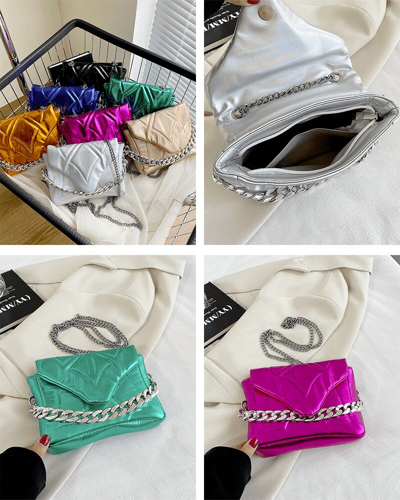 Sac à main multicolore - Exprimez votre créativité avec le modèle Cassie aux couleurs variées chez Izamel.