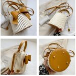 Sac à main Alexia blanc - Accessoire tendance sous différents angles pour femmes chez Izamel.