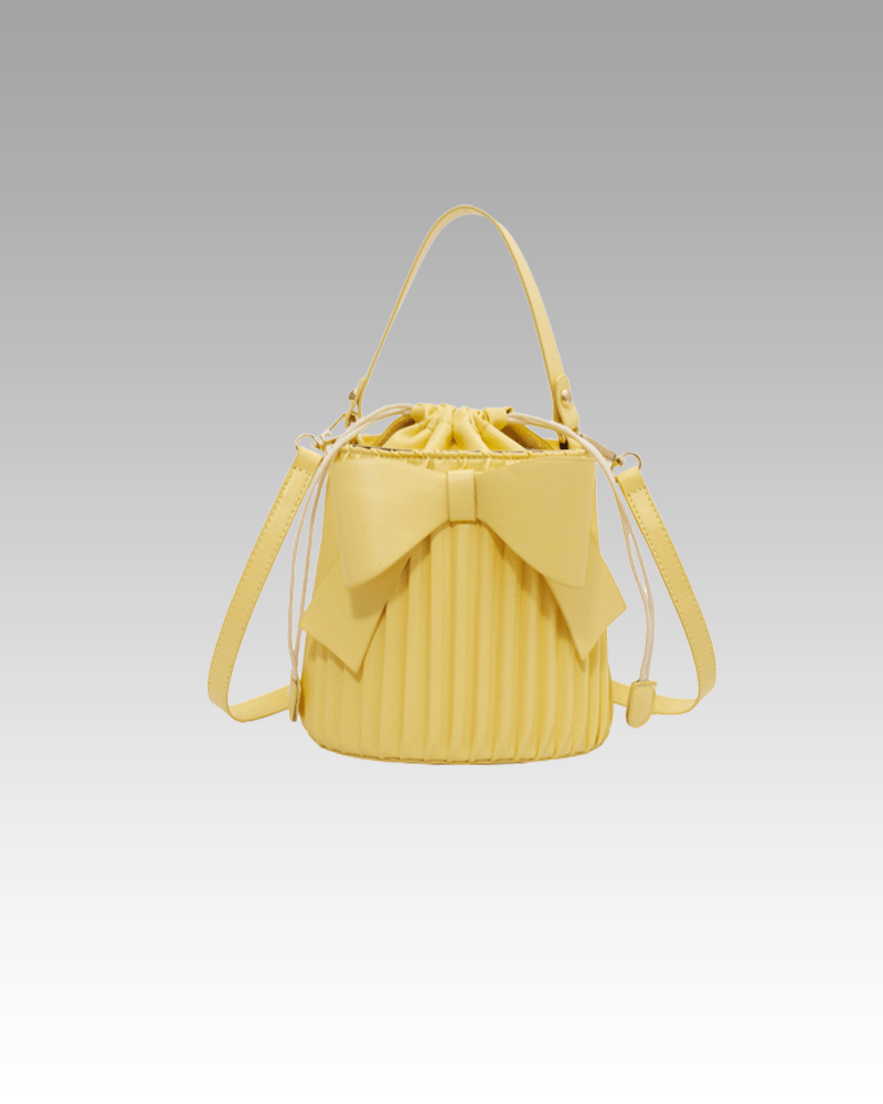Sac à main Alexia jaune - Accessoire lumineux pour femmes chez Izamel.