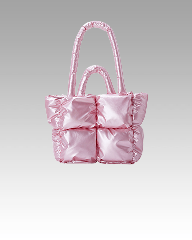 Sac à main matelassé rose Rachel - Accessoire tendance pour femmes chez Izamel.
