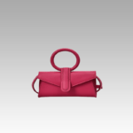 Jasmine sac à main similicuir rouge foncé - Accessoire de mode Izamel pour femmes - Boutique en ligne."