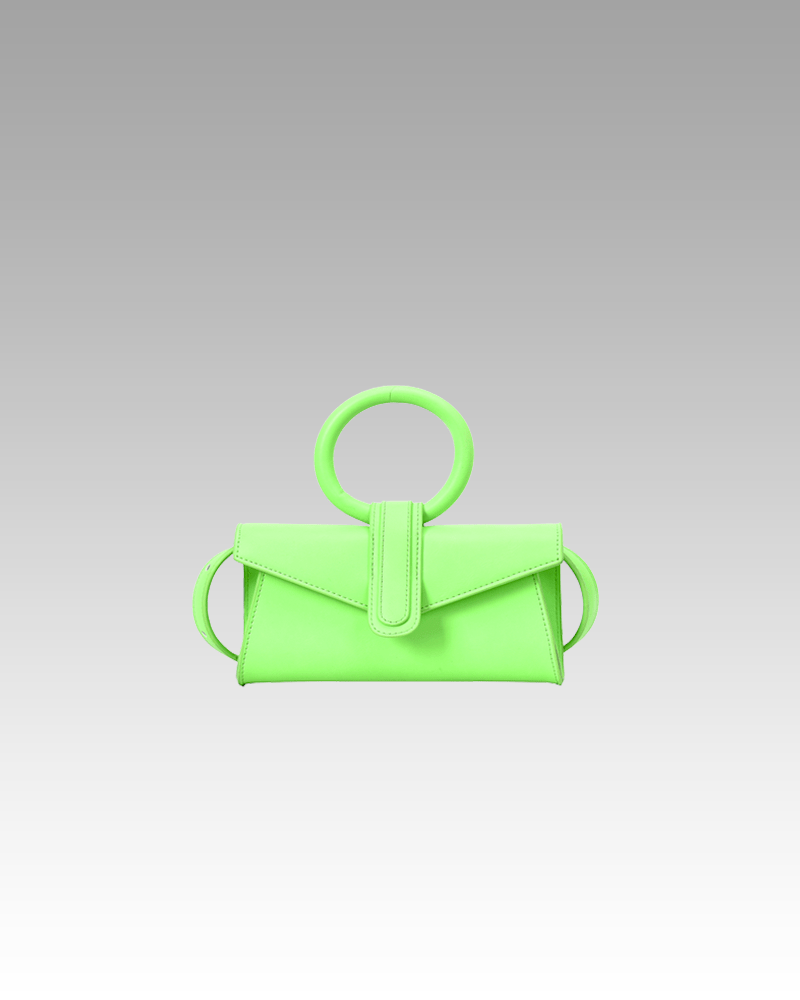 Sac à main Jasmine similicuir vert - Accessoire de mode Izamel pour femmes - Boutique en ligne.