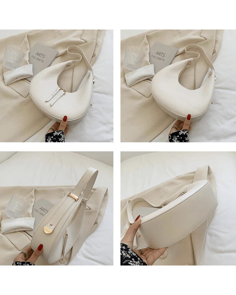 Sac à main en similicuir beige Palma - Vue à plusieurs angles pour une appréciation complète de son design raffiné.