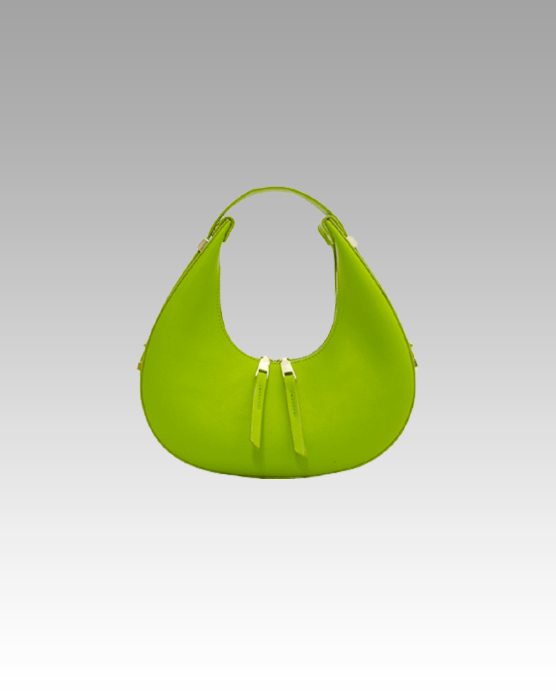 Sac à main en similicuir vert à Palma - Style raffiné pour femmes, disponible chez Izamel.