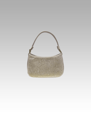 Alison-sac-à-main-argenté-strass-femme-boutique-izamel Sac à main Alison argenté avec strass - Boutique Izamel - Femme