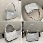 Sac à main argenté Alison avec strass - Vues multiples
