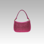 Sac à main rose Alison avec strass - Boutique Izamel