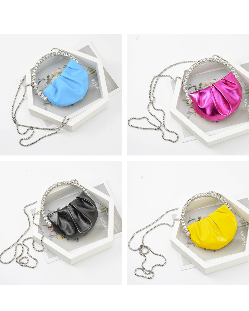 Sac à main Crystal - Découvrez la variété de couleurs éclatantes pour un style unique.