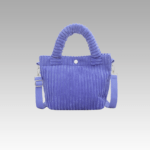 Découvrez le Daisy Sac à Main Fourre-Tout en Velours Côtelé Bleu Foncé chez Izamel, l'accessoire chic parfait pour compléter votre tenue avec une touche de sophistication.