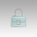 Sac à main vert Lindsey en velours pour femmes, proposé par Izamel.