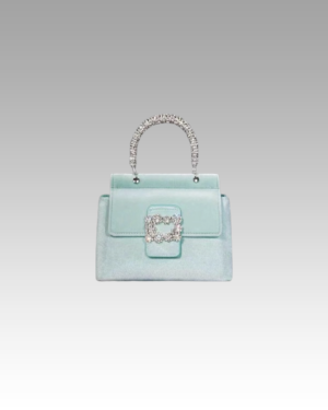 Lindsey-sac-à-main-vert-velours-femme-boutique-izamel Sac à main vert Lindsey en velours pour femmes, proposé par Izamel.