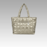 Sac à main matelassé couleur Champagne pour femmes - Collection Meryl par Izamel.