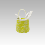 Priscilla sac à main bicolore jaune blanc motif crocodile strass femmes boutique Izamel