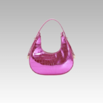 Sac à main Sara rose vernis motif crocodile femme boutique Izamel.
