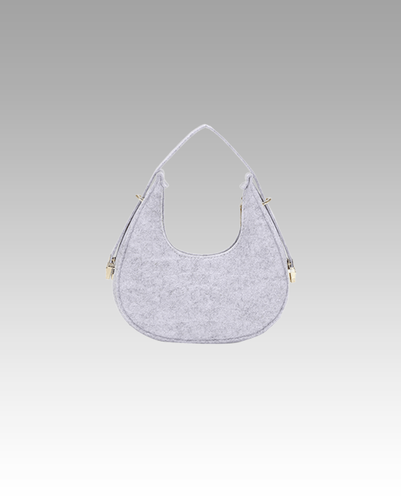Selma sac à main gris pour femmes - Boutique Izamel