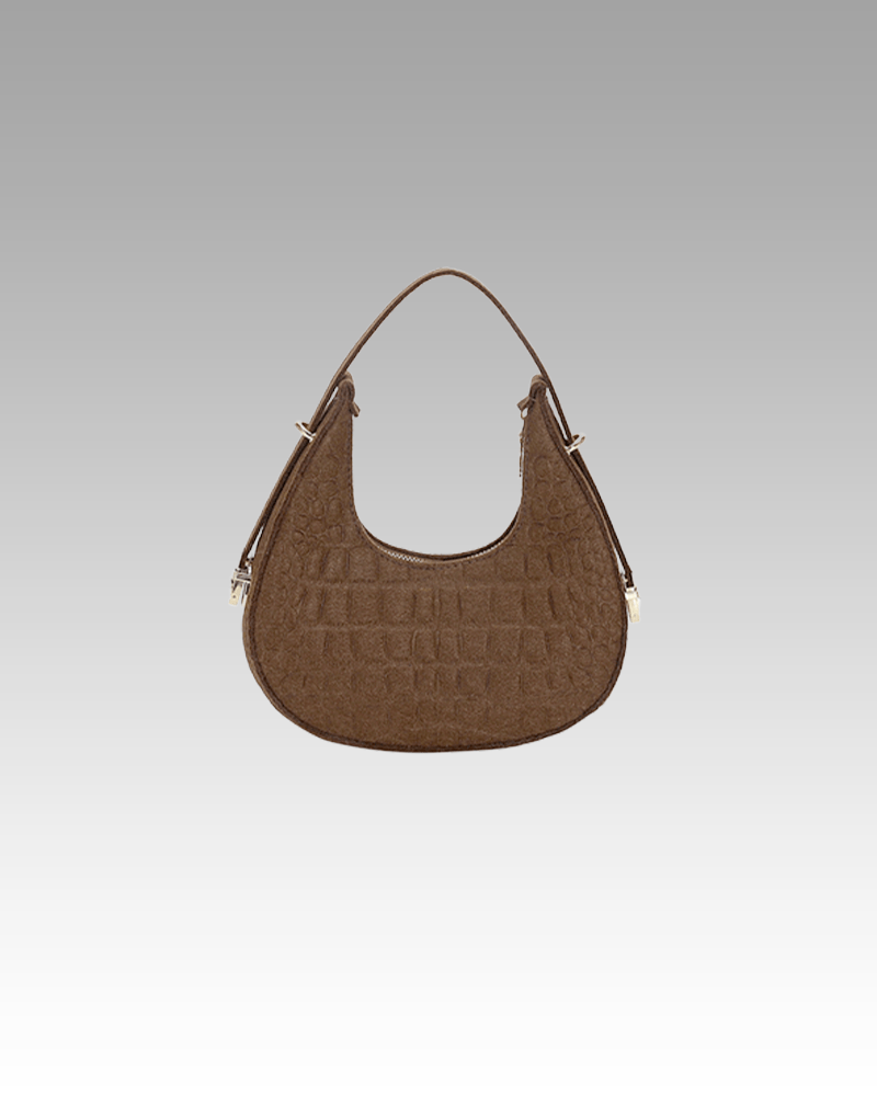 Selma sac à main marron pour femmes - Boutique Izamel.