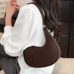 "Selma sac à main marron pour Femmes - Porté avec grâce à l'épaule"