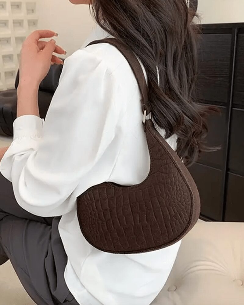 "Selma sac à main marron pour Femmes - Porté avec grâce à l'épaule"