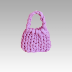 sac à main Vicky tricoté violet femme boutique Izamel.