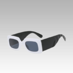 Lunettes de soleil 'Alice' blanc vintage pour femme, avec protection UV400, en vente chez Izamel.