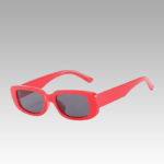 Lunettes de soleil Becky rouges avec protection UV400 pour femme, disponibles chez Izamel.