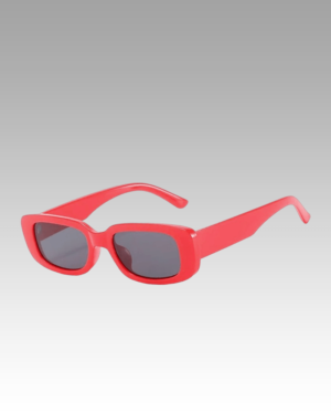 Lunettes de soleil Becky rouges avec protection UV400 pour femme, disponibles chez Izamel.