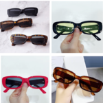 Lunettes de soleil tendance Becky avec protection UV400, disponibles dans plusieurs couleurs chez Izamel.