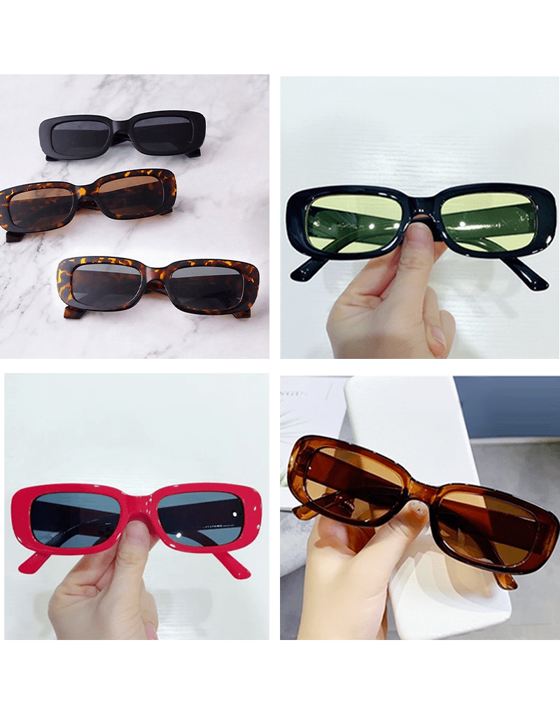 Lunettes de soleil tendance Becky avec protection UV400, disponibles dans plusieurs couleurs chez Izamel.