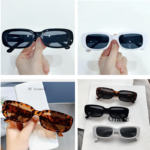 Lunettes de soleil tendance Becky avec protection UV400, disponibles dans plusieurs couleurs chez Izamel.