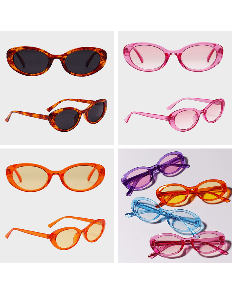 Betsy - Lunettes de soleil tendance offrant une protection UV400, disponibles dans plusieurs couleurs variées.