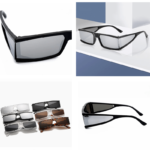 Lunettes de soleil streetwear Blake avec protection UV400, vue sous différents angles.