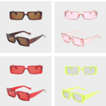 Lunettes de soleil Célia branchées avec protection UV400, en plusieurs couleurs variées.