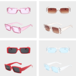 Lunettes de soleil Célia, accessoire branché offrant une protection UV400, disponibles en plusieurs couleurs variées.