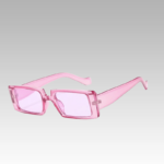 Lunettes de soleil Célia rose, accessoire branché pour femme avec protection UV400, chez Izamel.