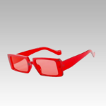 Lunettes de soleil Célia rouge, accessoire branché pour femme avec protection UV400, chez Izamel.