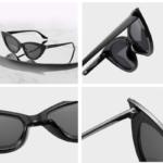 Lunettes de soleil Ciara noir classique avec protection UV400.