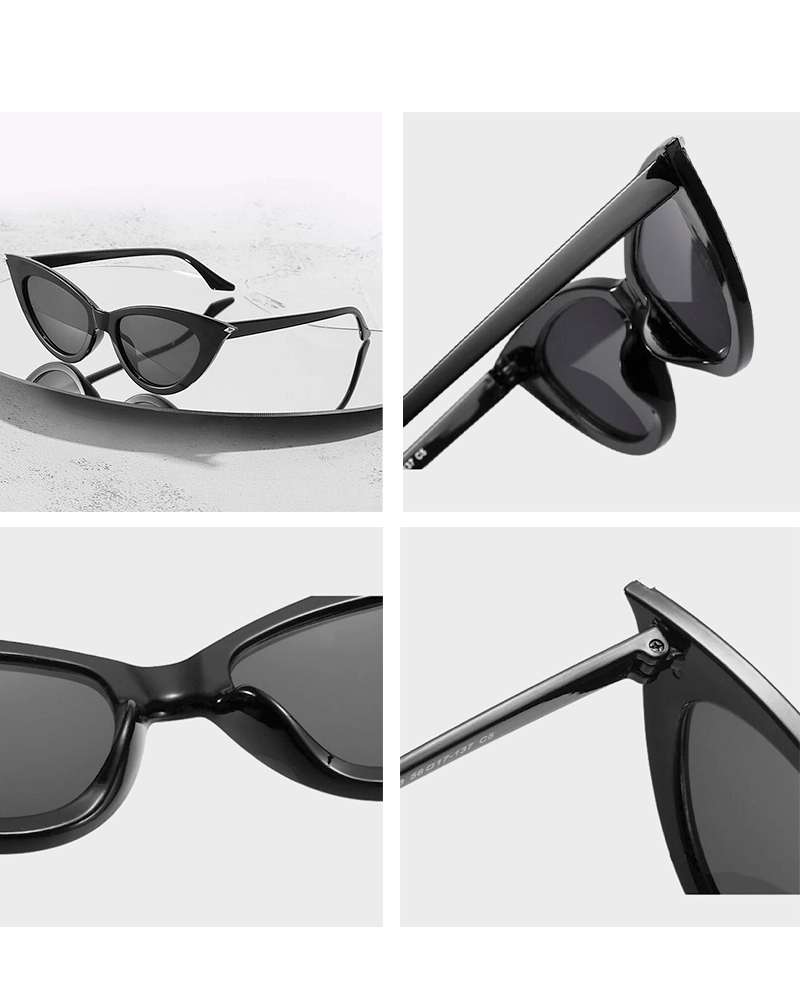 Lunettes de soleil Ciara noir classique avec protection UV400.