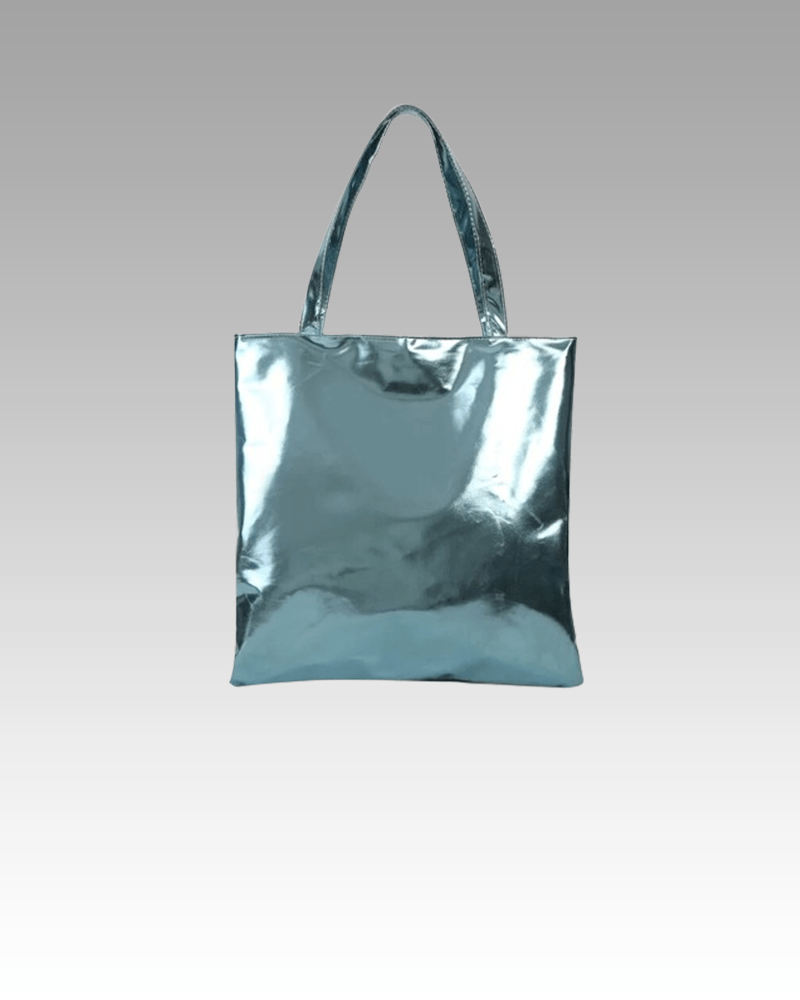 Sac à main fourre-tout Elsa bleu brillant - élégance et style chez Izamel.