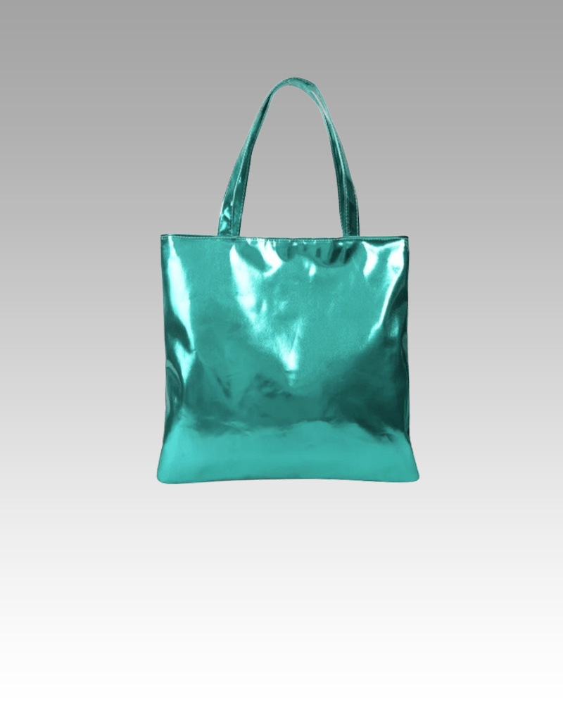 Sac à main fourre-tout Elsa vert brillant - élégance et style chez Izamel.