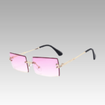 Lunettes de soleil Gracie rose rétro pour femme - Protection UV400 - Boutique Izamel