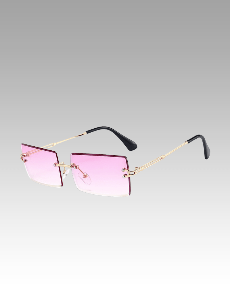 Lunettes de soleil Gracie rose rétro pour femme - Protection UV400 - Boutique Izamel